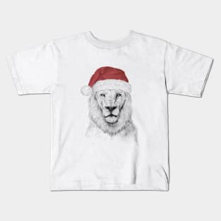 Santa lion Kids T-Shirt